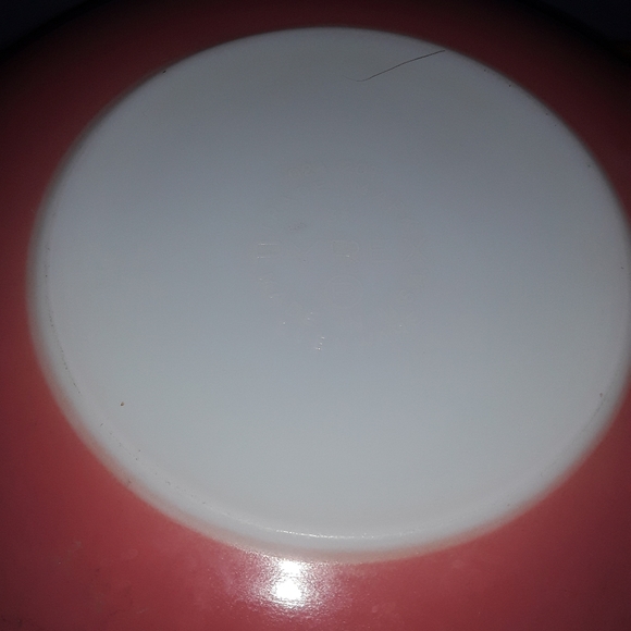 VINTAGE PYREX 1952 FLAMINGO PINK 2QT Casserole - Picture 6 of 8